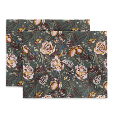 Marta Barragan Camarasa Autumn fall in the garden 3S Placemat