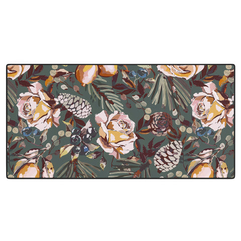 Marta Barragan Camarasa Autumn fall in the garden 3S Desk Mat