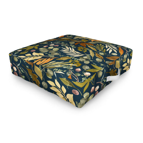 Marta Barragan Camarasa Autumn fall wild forest D Outdoor Floor Cushion