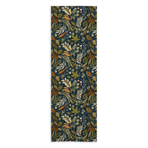 Marta Barragan Camarasa Autumn fall wild forest D Yoga Towel