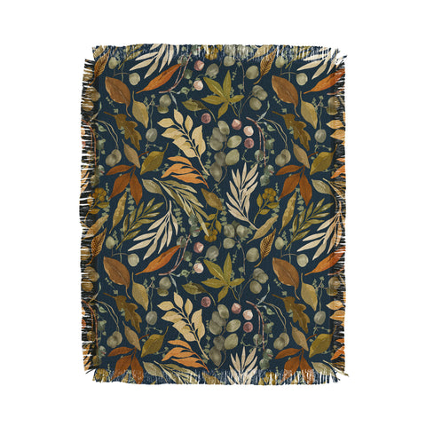 Marta Barragan Camarasa Autumn fall wild forest D Throw Blanket