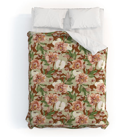 Marta Barragan Camarasa Autumn field tropical F Duvet Cover