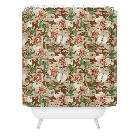 Marta Barragan Camarasa Autumn field tropical F Shower Curtain
