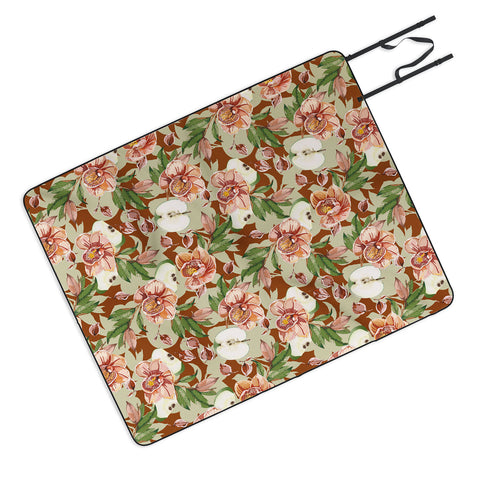 Marta Barragan Camarasa Autumn field tropical F Picnic Blanket
