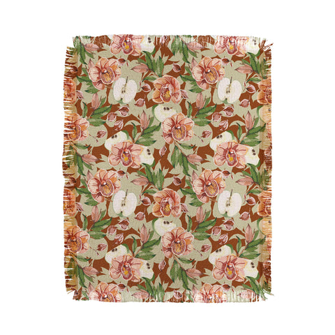 Marta Barragan Camarasa Autumn field tropical F Throw Blanket