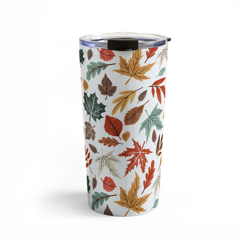 Marta Barragan Camarasa Autumn leaves fall II Travel Mug