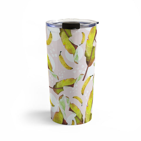 Marta Barragan Camarasa Banana leaf and bananas Travel Mug