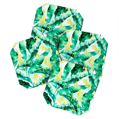 Marta Barragan Camarasa Banana leaf II Coaster Set
