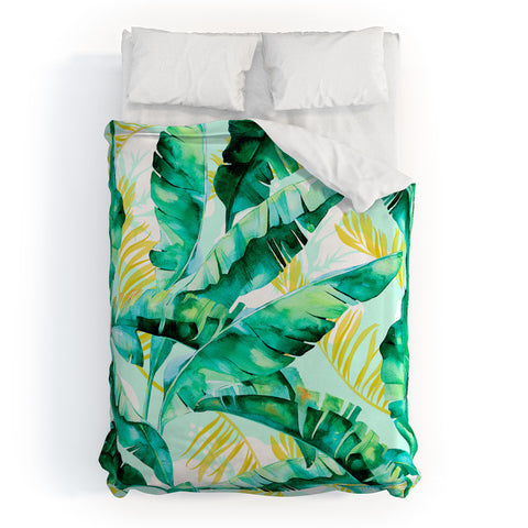 Marta Barragan Camarasa Banana leaf II Duvet Cover