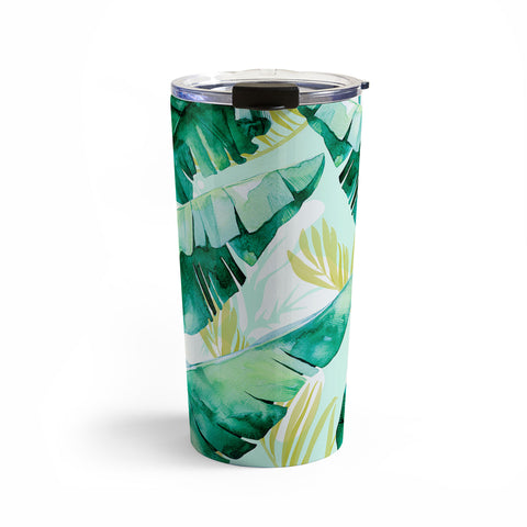 Marta Barragan Camarasa Banana leaf II Travel Mug
