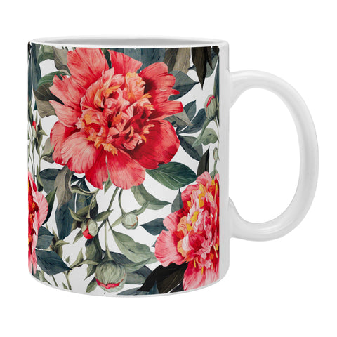 Marta Barragan Camarasa Big red watercolor flowers Coffee Mug