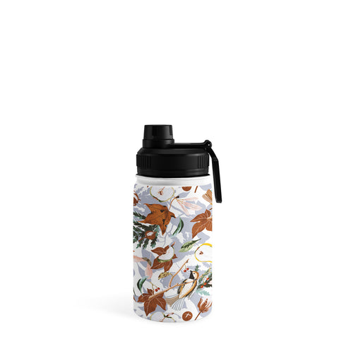 Marta Barragan Camarasa Birds meadow autumnal D Water Bottle