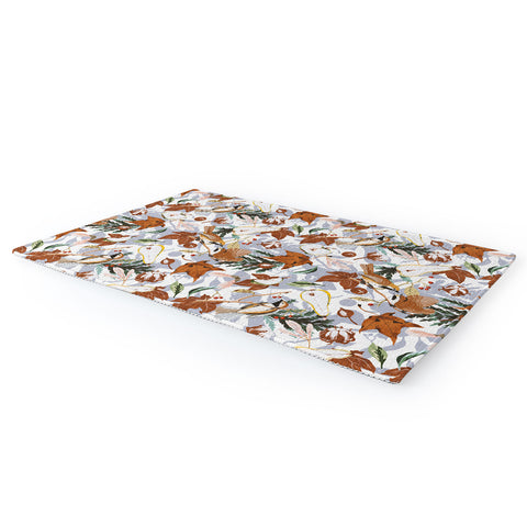 Marta Barragan Camarasa Birds meadow autumnal D Area Rug