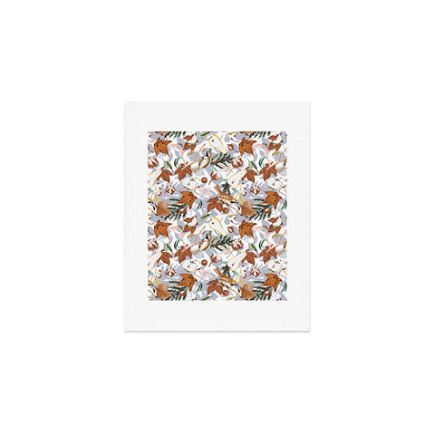 Marta Barragan Camarasa Birds meadow autumnal D Art Print