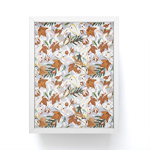 Marta Barragan Camarasa Birds meadow autumnal D Framed Mini Art Print