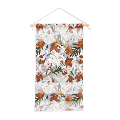 Marta Barragan Camarasa Birds meadow autumnal D Wall Hanging Portrait