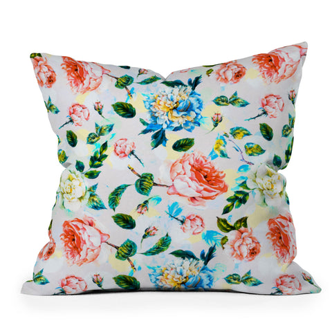 Marta Barragan Camarasa Blooming in spring Outdoor Throw Pillow