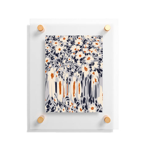 Marta Barragan Camarasa Blossom garden distortion Floating Acrylic Print