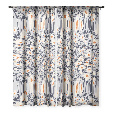 Marta Barragan Camarasa Blossom garden distortion Sheer Non Repeat