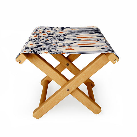 Marta Barragan Camarasa Blossom garden distortion Folding Stool