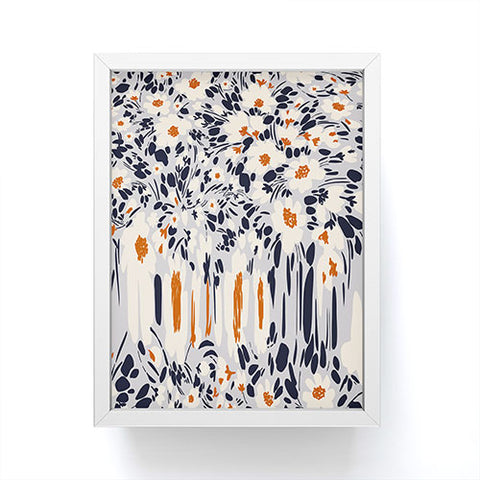 Marta Barragan Camarasa Blossom garden distortion Framed Mini Art Print