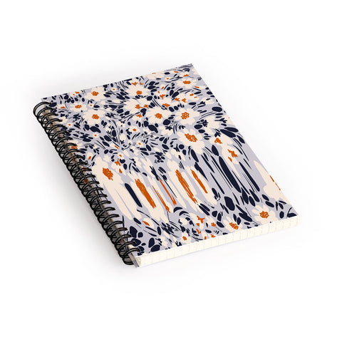 Marta Barragan Camarasa Blossom garden distortion Spiral Notebook