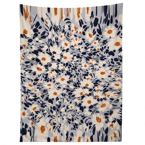Marta Barragan Camarasa Blossom garden distortion Tapestry