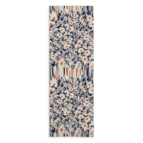 Marta Barragan Camarasa Blossom garden distortion Yoga Towel