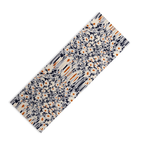 Marta Barragan Camarasa Blossom garden distortion Yoga Mat