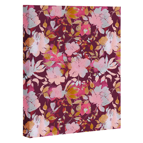 Marta Barragan Camarasa Blossoming Burgundy Fall Art Canvas
