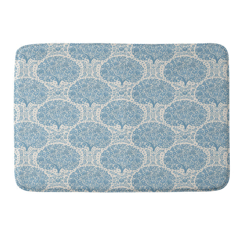 Marta Barragan Camarasa Blossoming Forest Trees Memory Foam Bath Mat