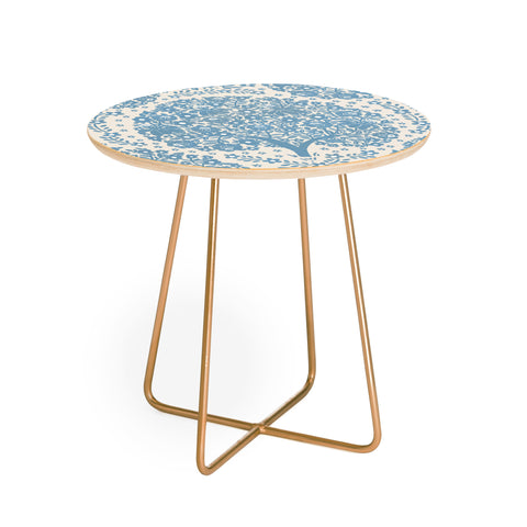 Marta Barragan Camarasa Blossoming Forest Trees Round Side Table
