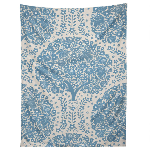 Marta Barragan Camarasa Blossoming Forest Trees Tapestry