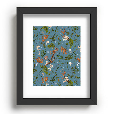 Marta Barragan Camarasa Bohemian autumn forest Recessed Framing Rectangle