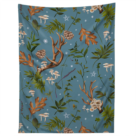 Marta Barragan Camarasa Bohemian autumn forest Tapestry