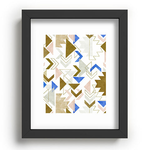 Marta Barragan Camarasa Bohemian geometric 3A Recessed Framing Rectangle