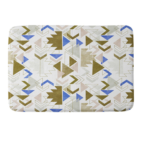 Marta Barragan Camarasa Bohemian geometric 3A Memory Foam Bath Mat