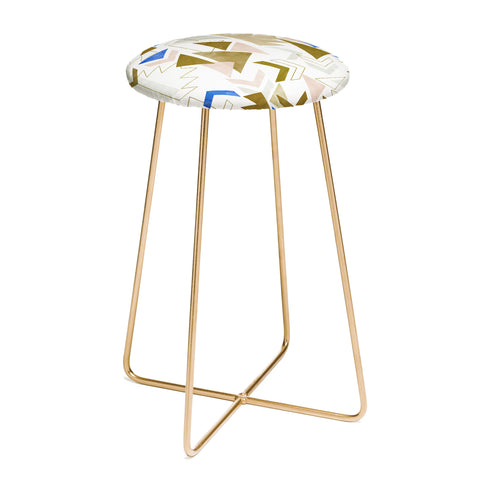 Marta Barragan Camarasa Bohemian geometric 3A Counter Stool