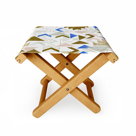 Marta Barragan Camarasa Bohemian geometric 3A Folding Stool