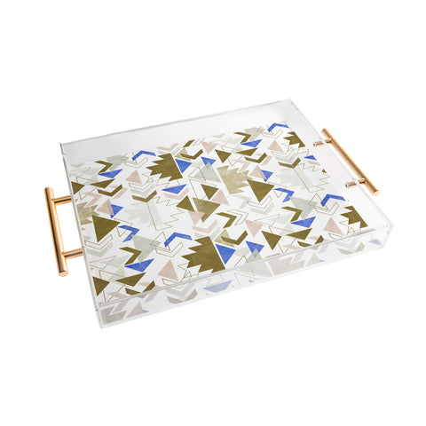 Marta Barragan Camarasa Bohemian geometric 3A Acrylic Tray