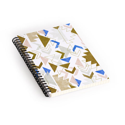 Marta Barragan Camarasa Bohemian geometric 3A Spiral Notebook