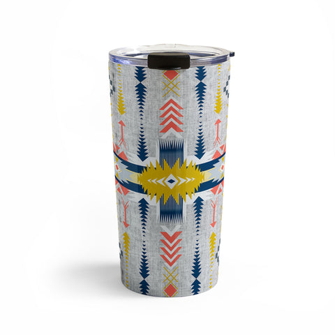 Marta Barragan Camarasa Bohemian geometric style Travel Mug