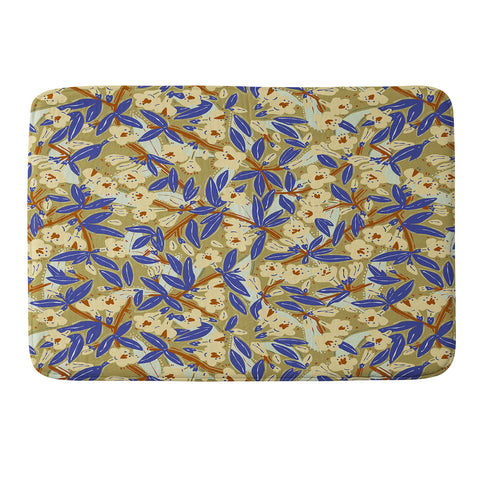 Marta Barragan Camarasa Bohemian meadow Y Memory Foam Bath Mat