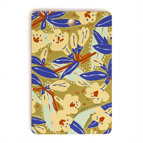 Marta Barragan Camarasa Bohemian meadow Y Cutting Board Rectangle