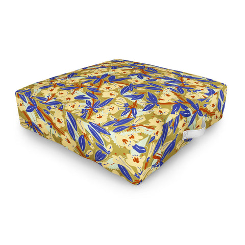 Marta Barragan Camarasa Bohemian meadow Y Outdoor Floor Cushion