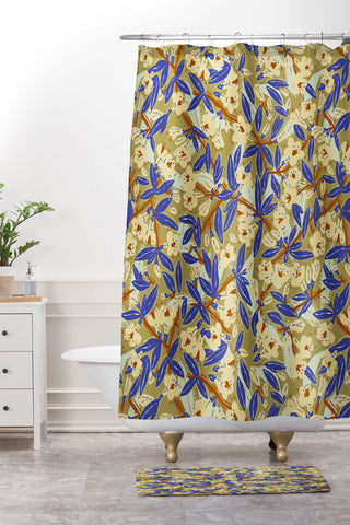Marta Barragan Camarasa Bohemian meadow Y Shower Curtain And Mat