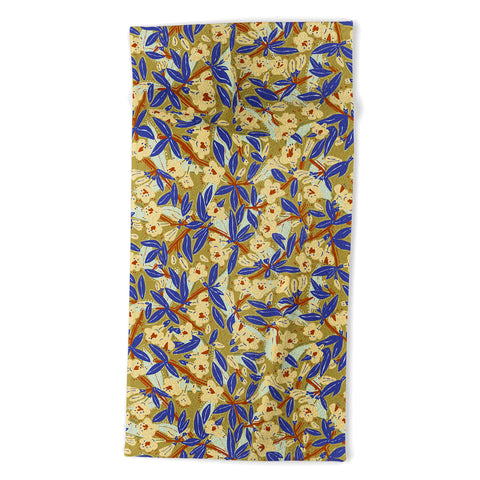 Marta Barragan Camarasa Bohemian meadow Y Beach Towel