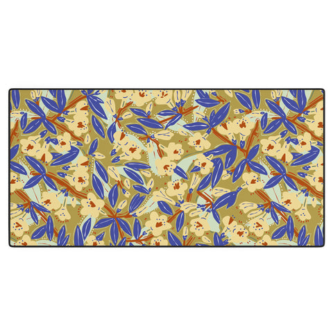 Marta Barragan Camarasa Bohemian meadow Y Desk Mat