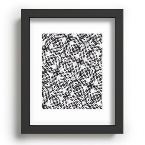 Marta Barragan Camarasa Bohemian mosaic BW 23 Recessed Framing Rectangle