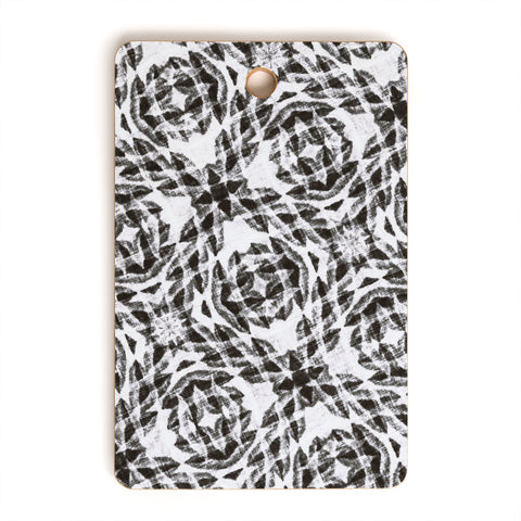 Marta Barragan Camarasa Bohemian mosaic BW 23 Cutting Board Rectangle